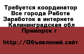 Требуется координатор - Все города Работа » Заработок в интернете   . Калининградская обл.,Приморск г.